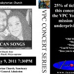 Earl & Alexis: American Songs at Valley Presbyterian Church